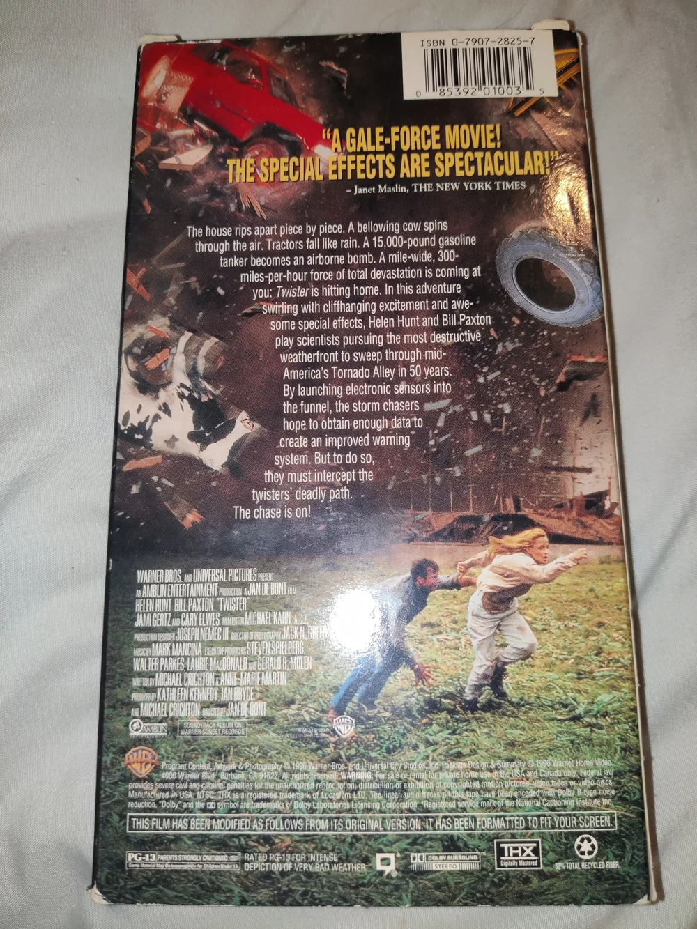 Vintage 1996 Twister VHS Movie (Works)